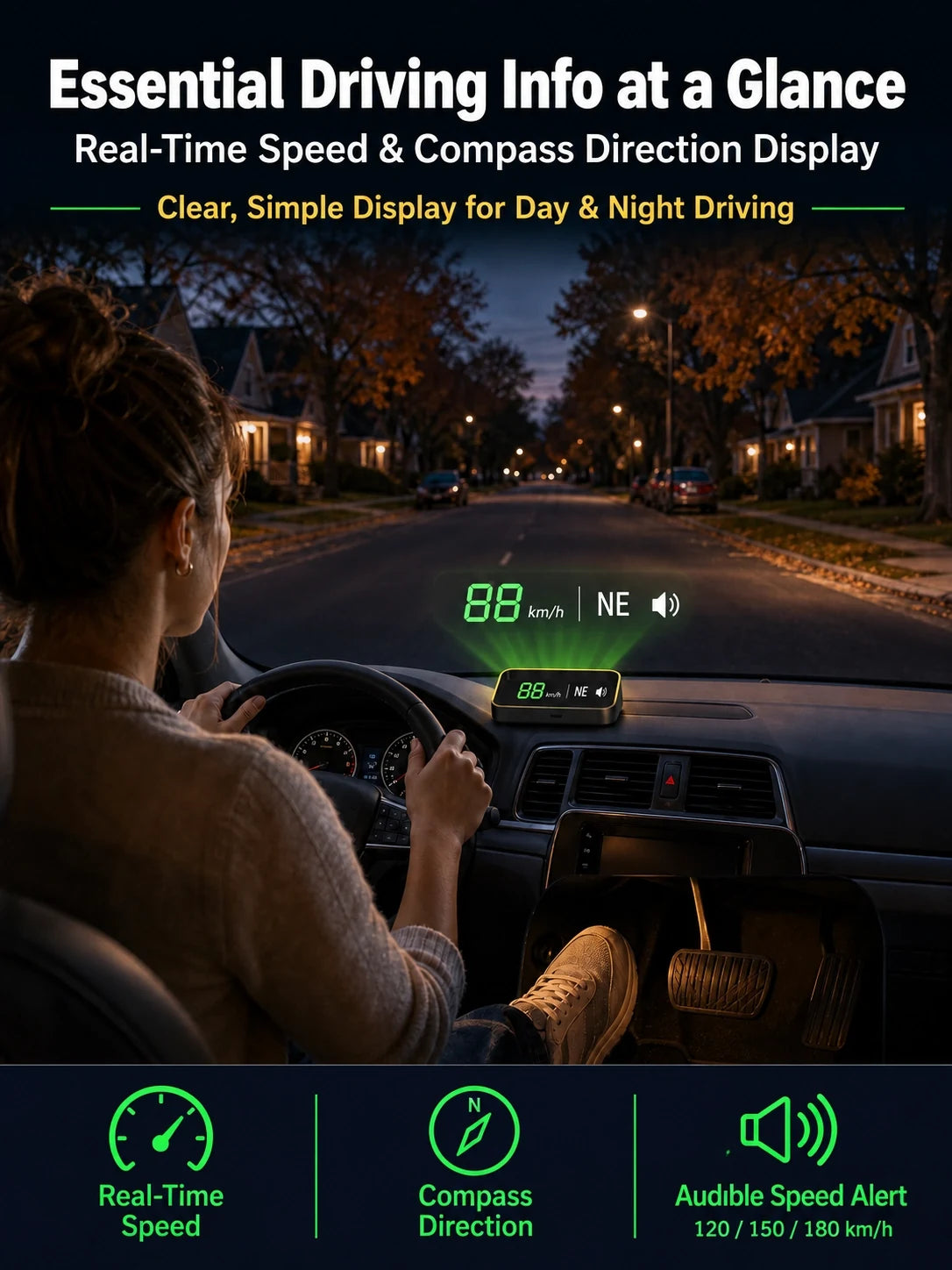 Car head-up speed display product image 15