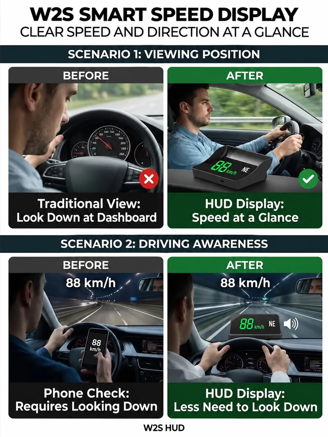 Car head-up speed display product image 5