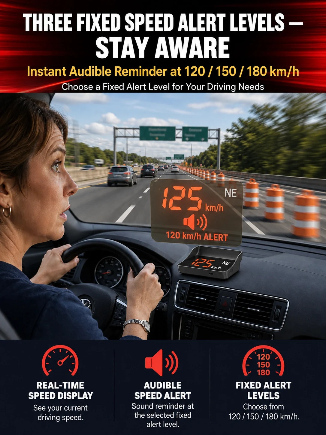 Car head-up speed display product image 8