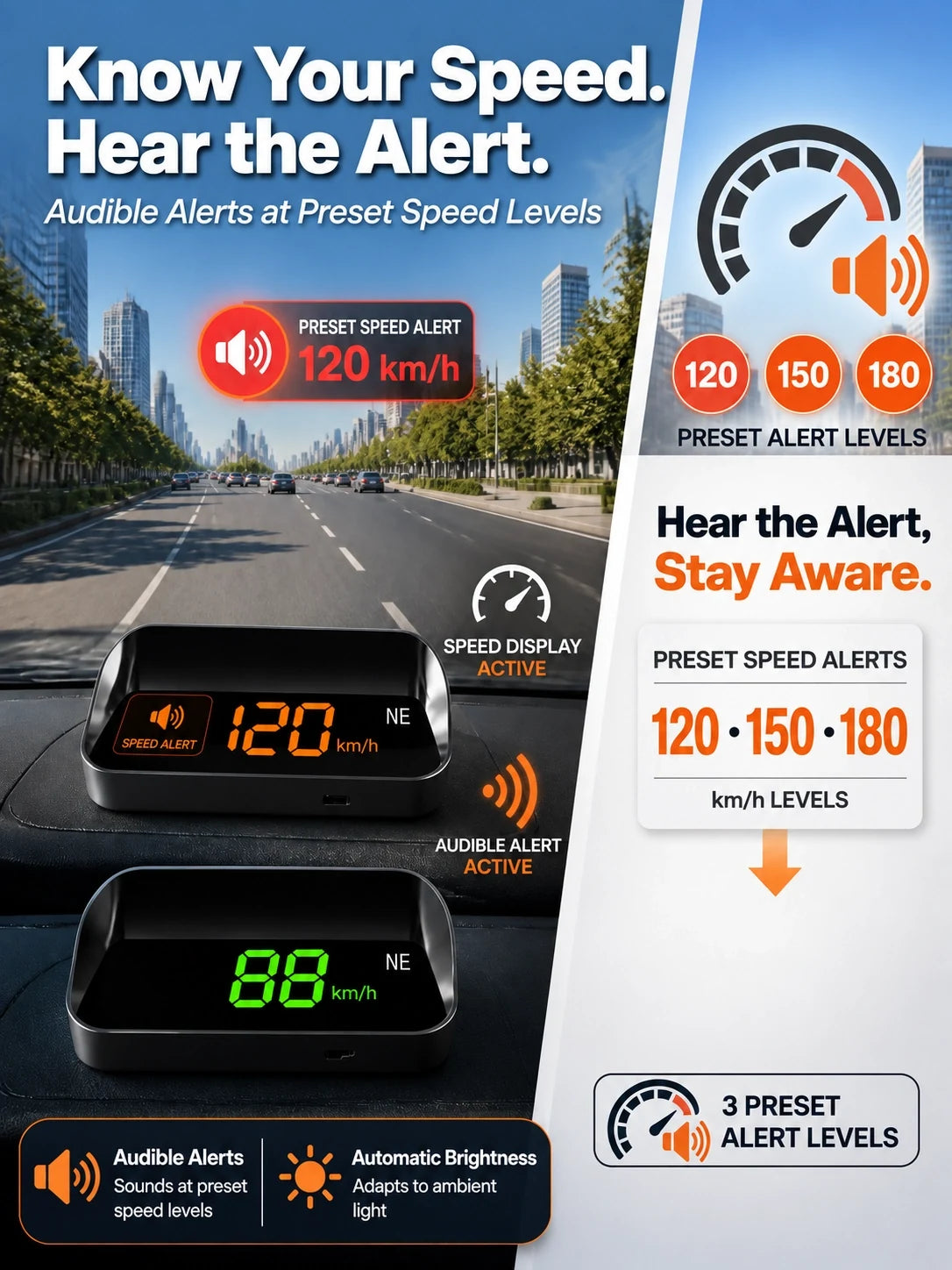 Car head-up speed display product image 11