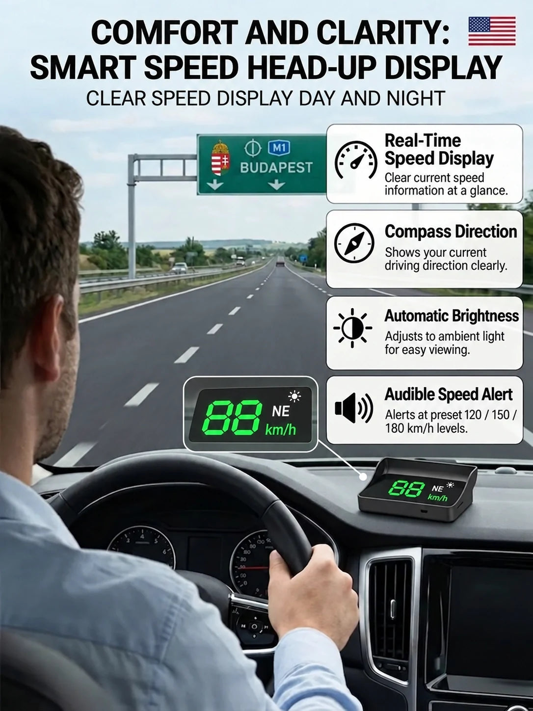 Car head-up speed display product image 14