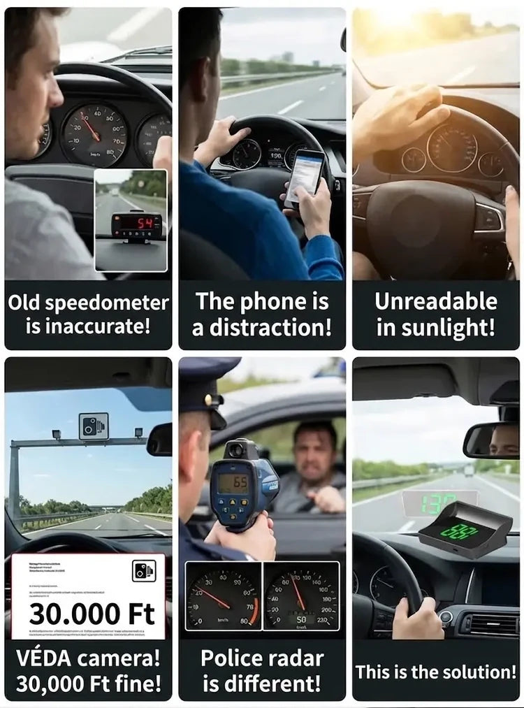 Car head-up speed display feature image 6