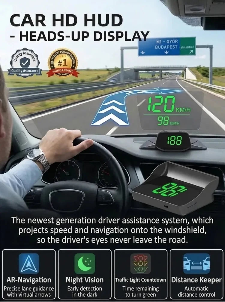 Car head-up speed display feature image 10