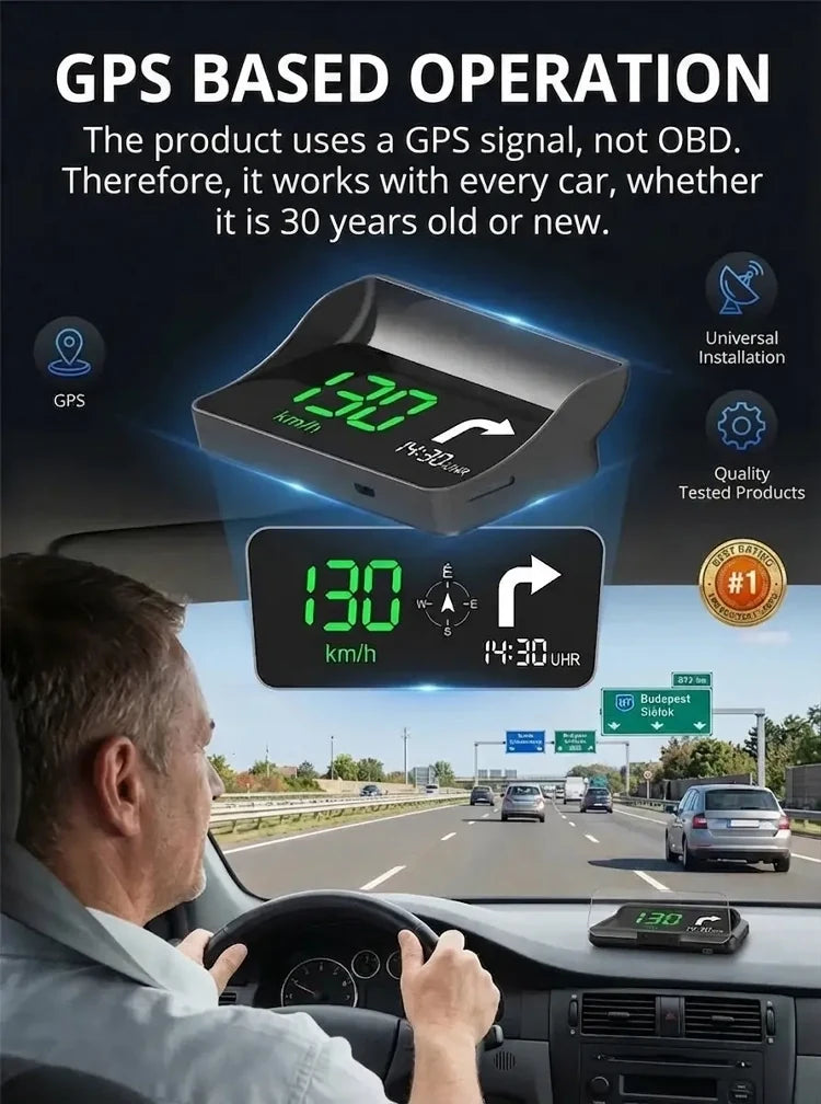 Car head-up speed display feature image 25