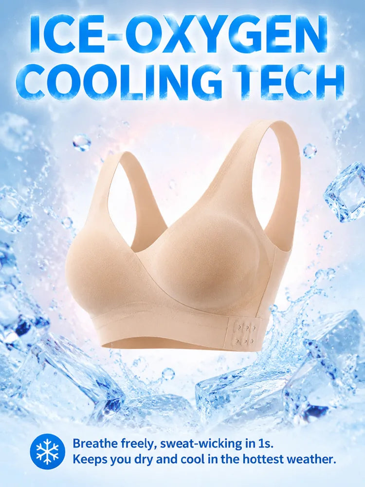 Wireless Front Closure Support Bra