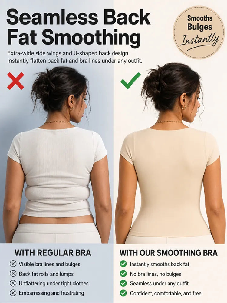 Wireless Front Closure Support Bra