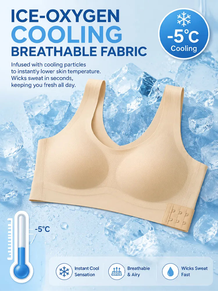 Wireless Front Closure Support Bra