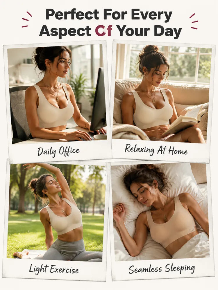 Wireless Front Closure Support Bra