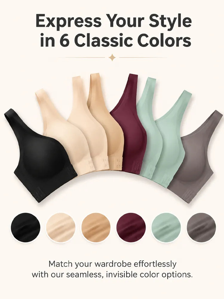 Wireless Front Closure Support Bra