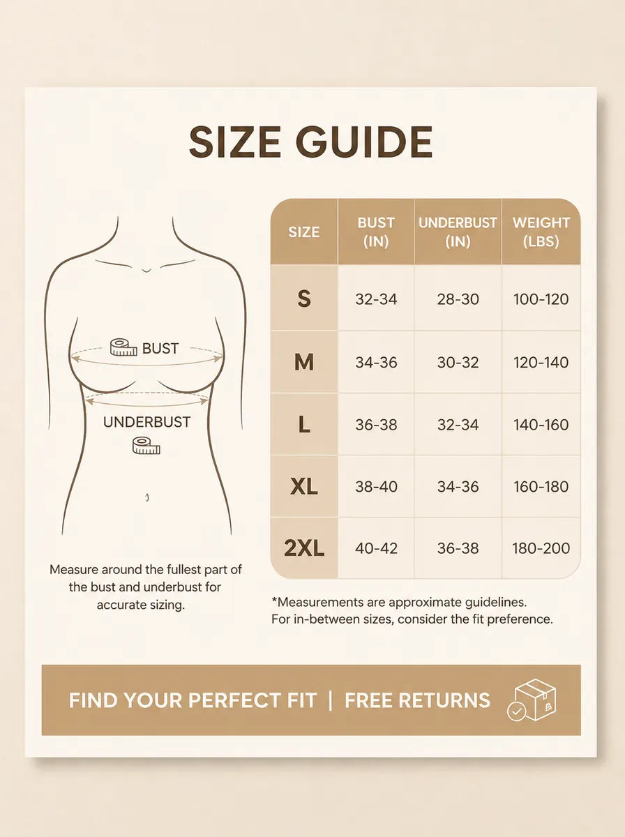 Wireless Front Closure Support Bra