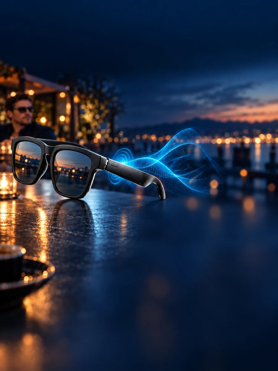 Open-Ear Bluetooth Audio Glasses