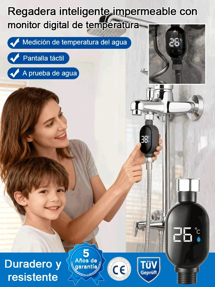 Digital Shower Thermometer — IN ACTION