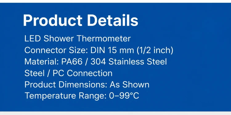 Digital Shower Thermometer
