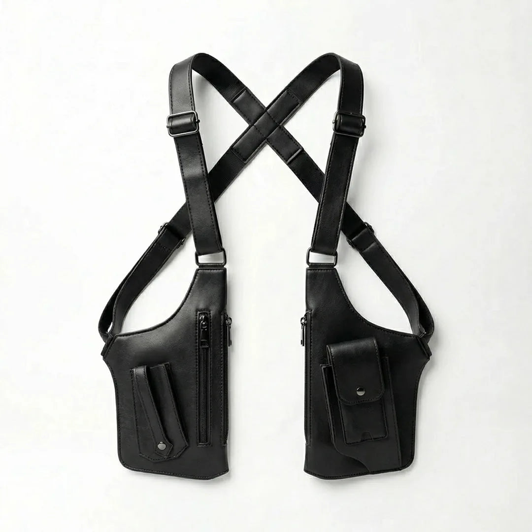 Men’s Dual-Side Shoulder Satchel