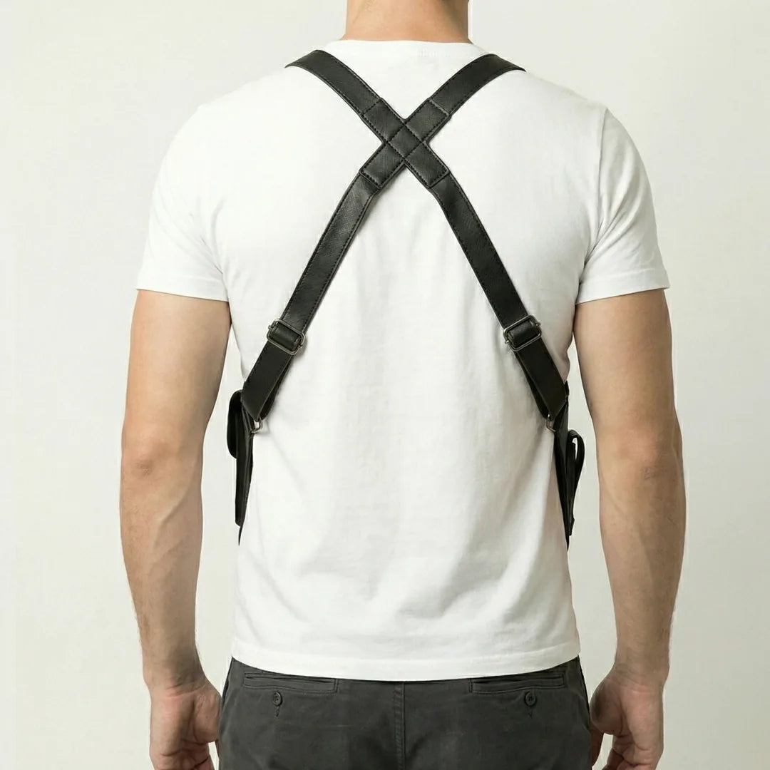 Men’s Dual-Side Shoulder Satchel