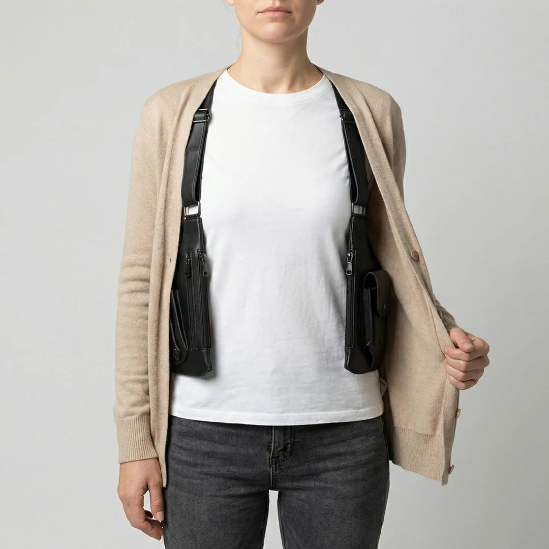 Men’s Dual-Side Shoulder Satchel