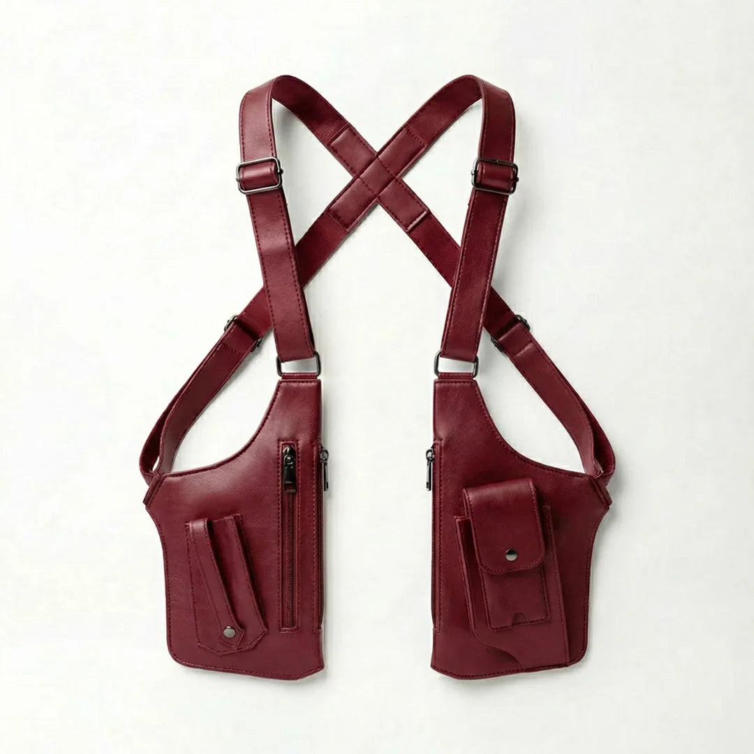 Men’s Dual-Side Shoulder Satchel