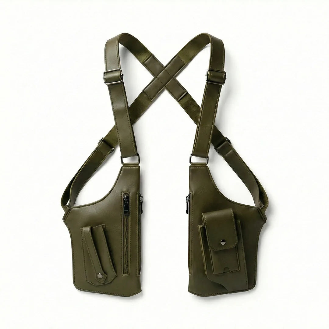 Men’s Dual-Side Shoulder Satchel