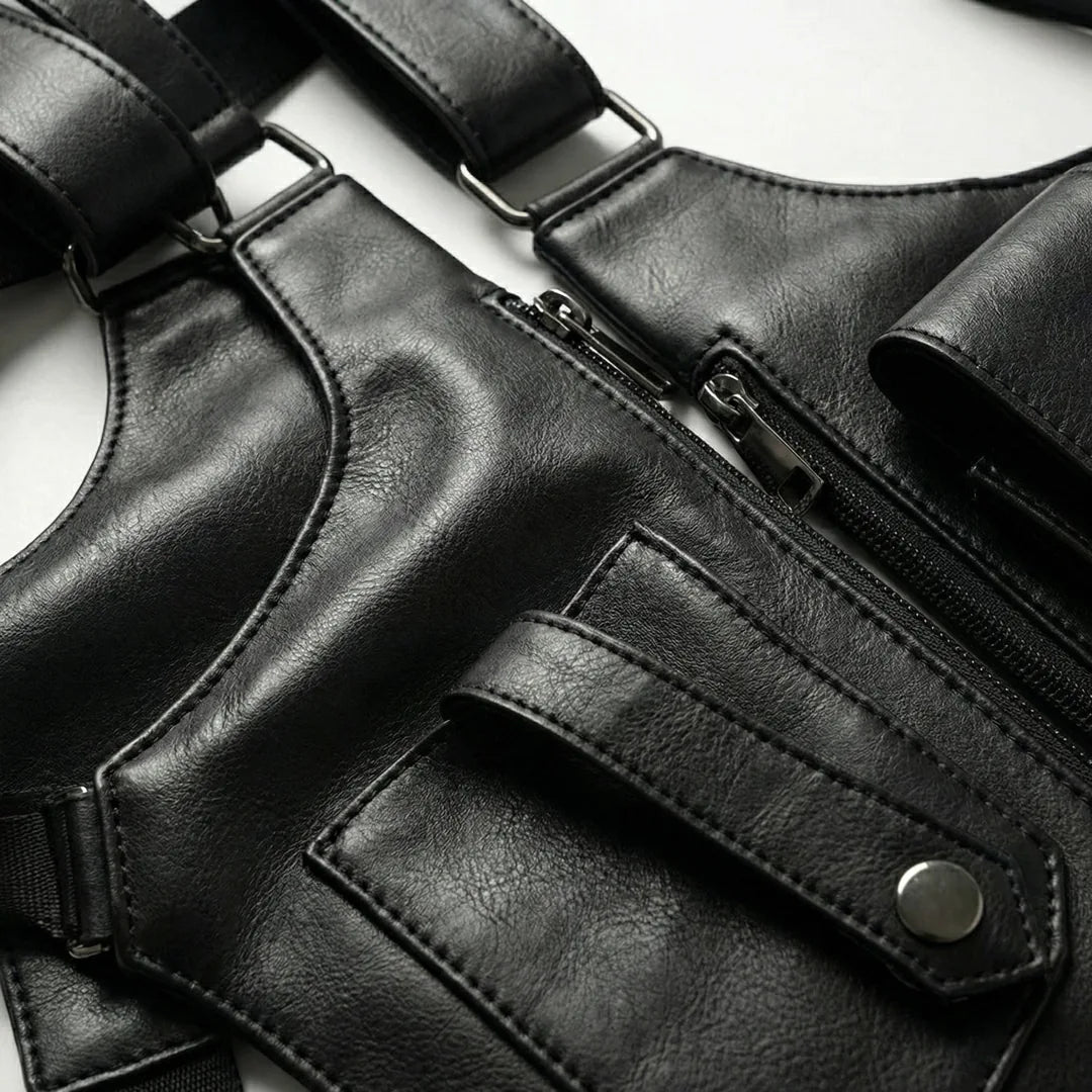 Men’s Dual-Side Shoulder Satchel